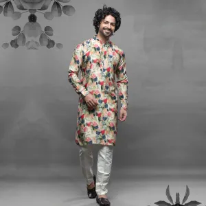 Multi-Color  Patchwork Palette Kurta