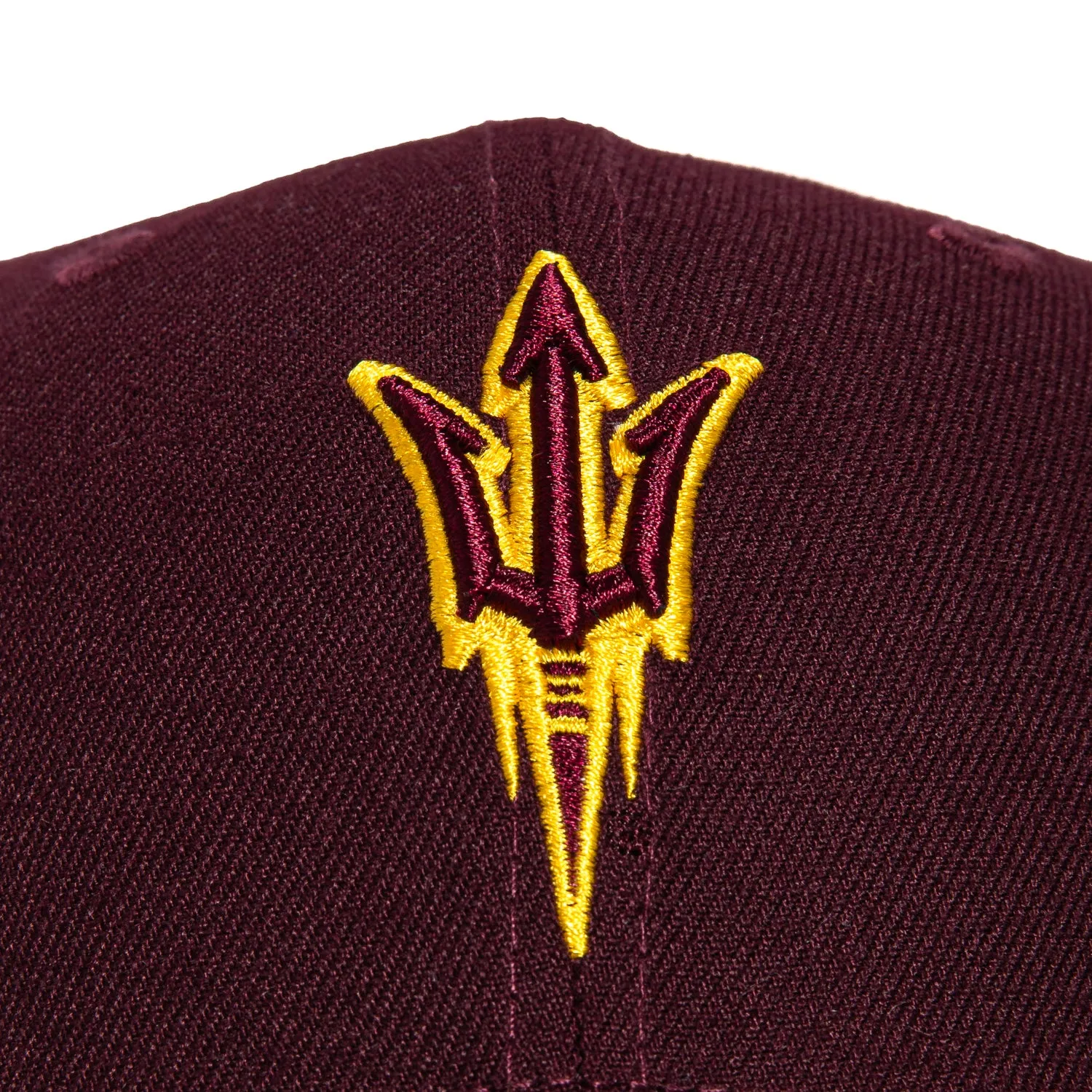 New Era 9Seventy Arizona State Sun Devils Fork Stretch-Snap Hat - Maroon