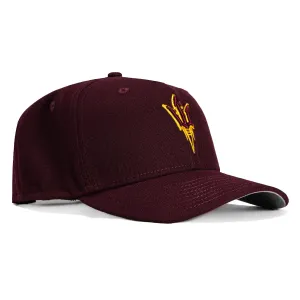 New Era 9Seventy Arizona State Sun Devils Fork Stretch-Snap Hat - Maroon