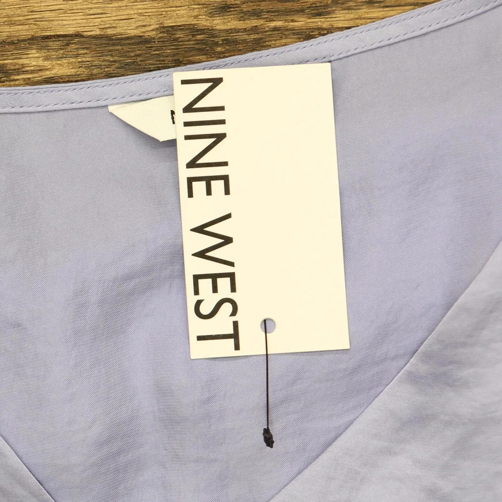 Nine West Women's V-Neck Satin Tank Top WW13W211RS10