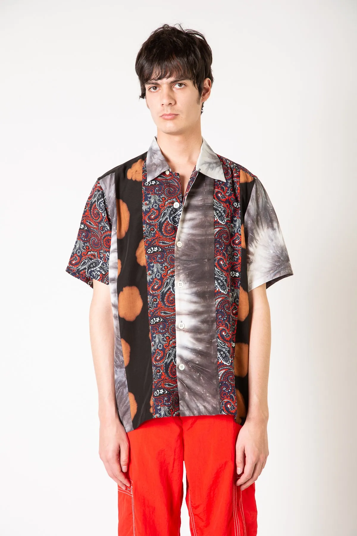 NOMA T.D. | PATCHWORK SHORT SLEEVE SHIRT