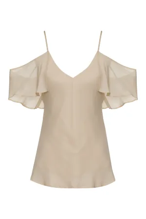 Now 60% OFF - London Sheer Cami Pearl