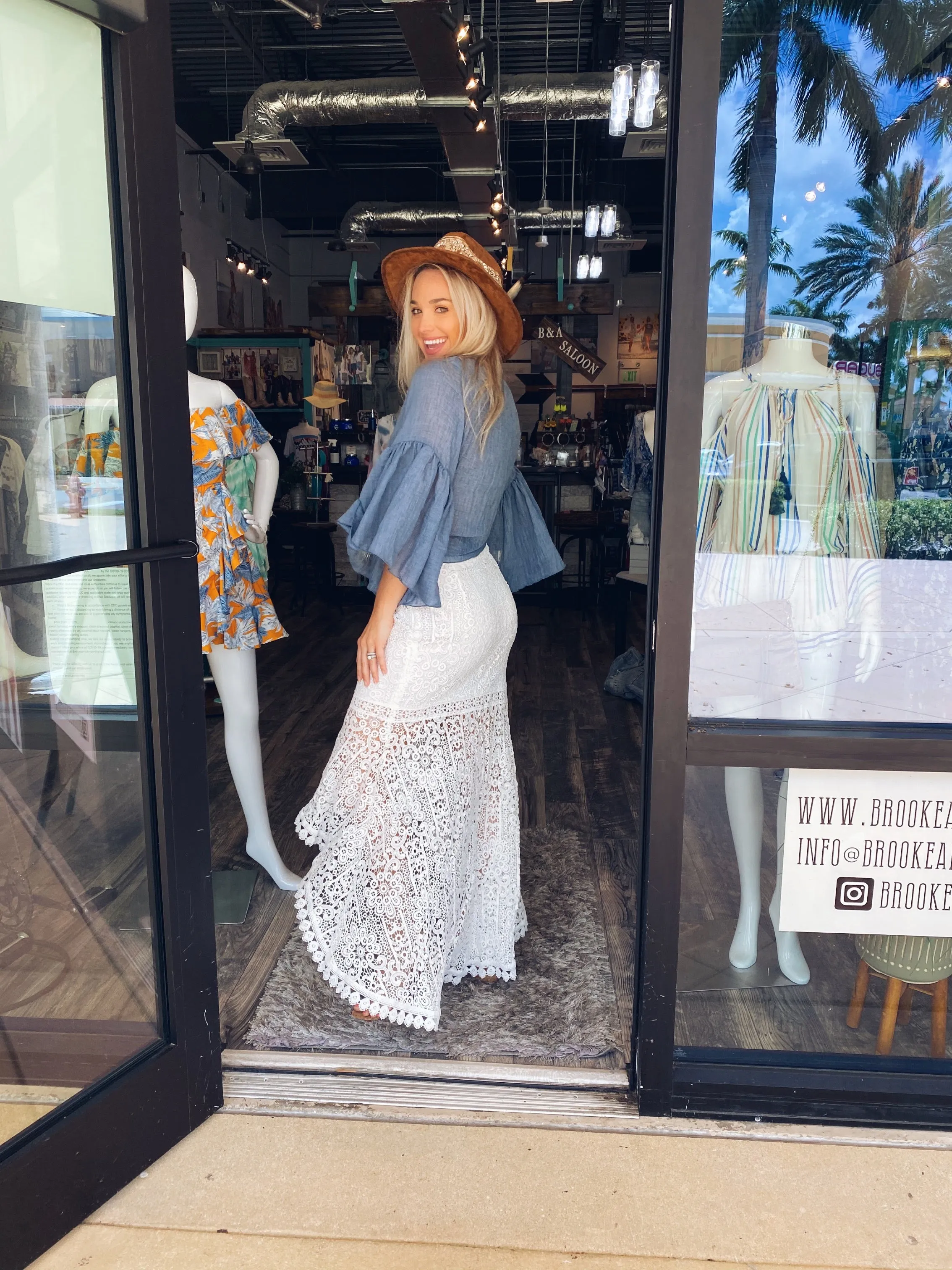 Olivia Top - Blue