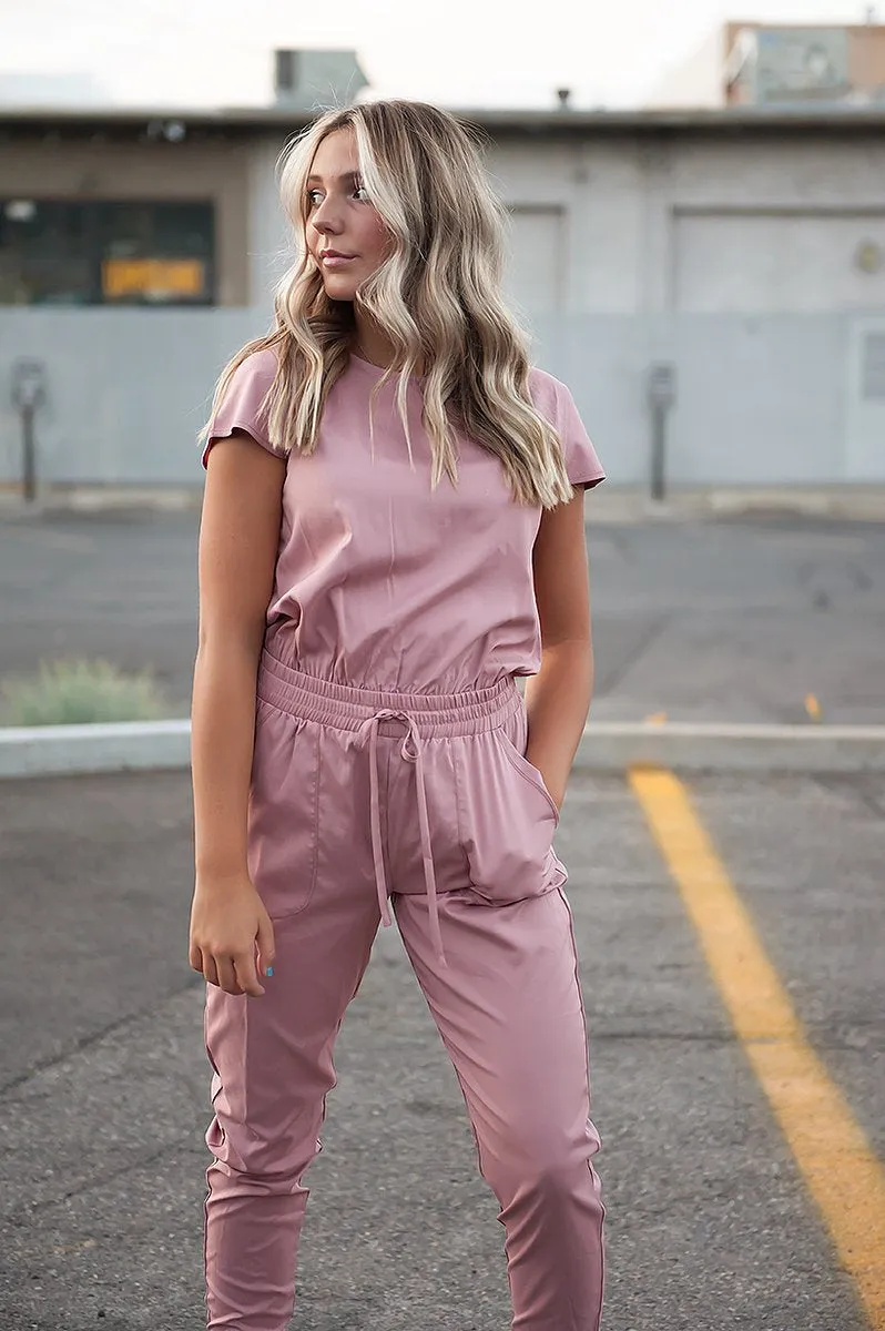 One-Piece Scrubsuit in Pink