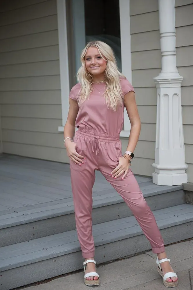 One-Piece Scrubsuit in Pink