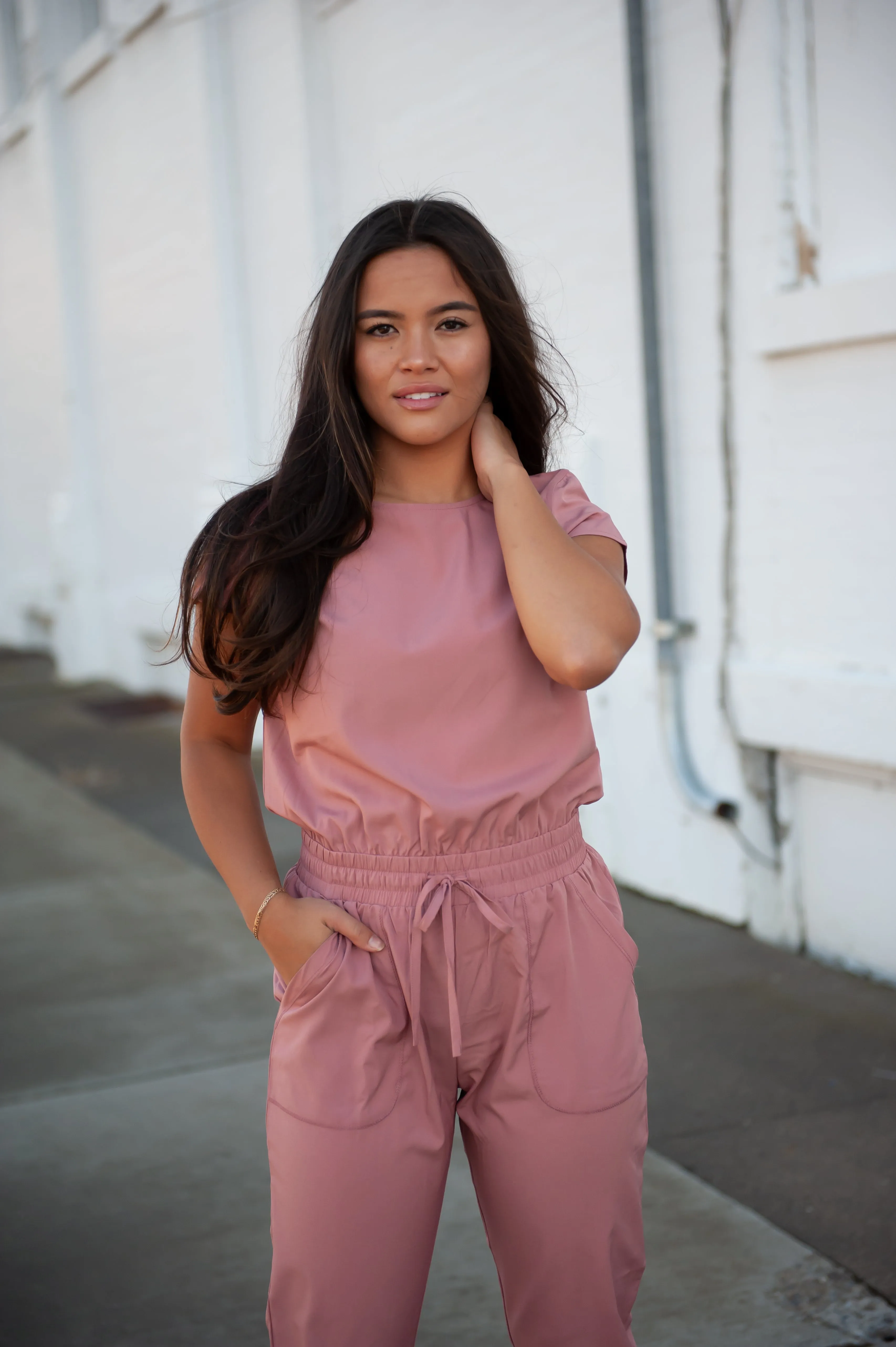 One-Piece Scrubsuit in Pink