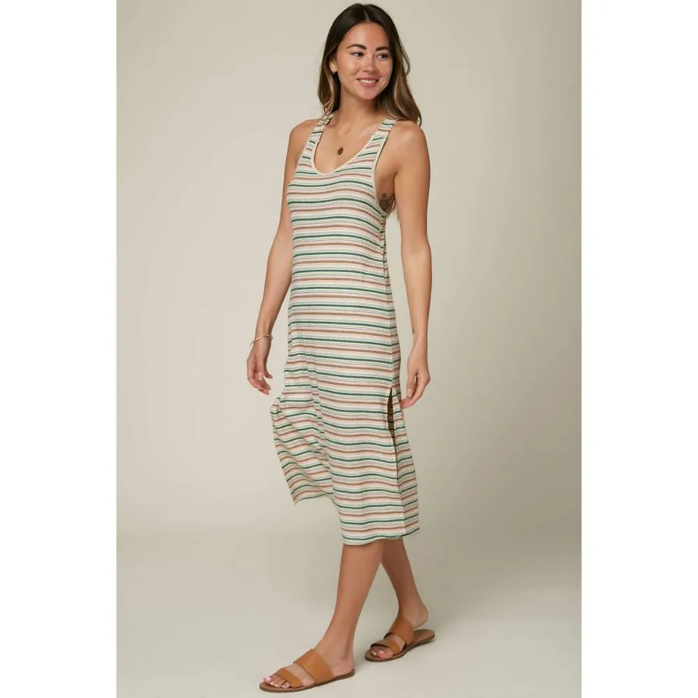 O'NEILL AQUARIA STRIPE DRESS MULTI COLORED