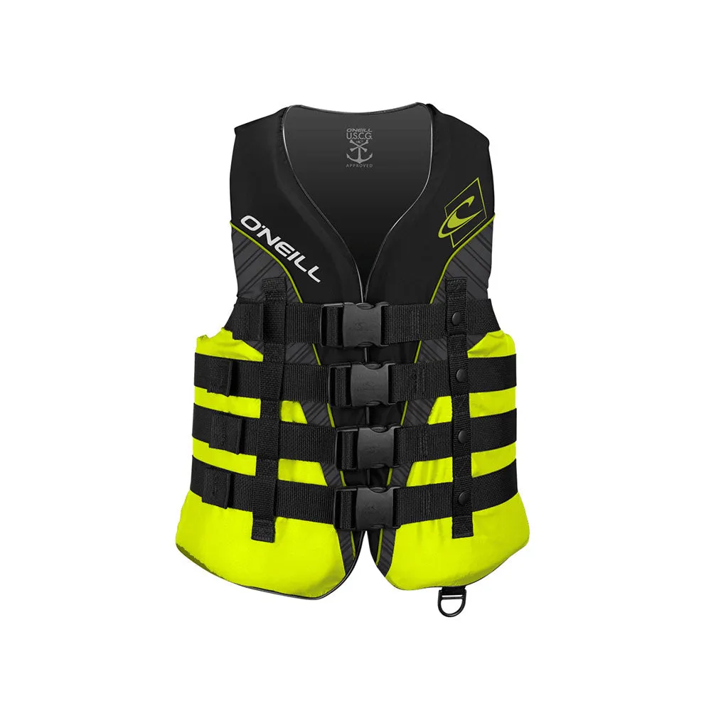 O'Neill Bouyancy Superlite 50N Vest Black Lime Smoke