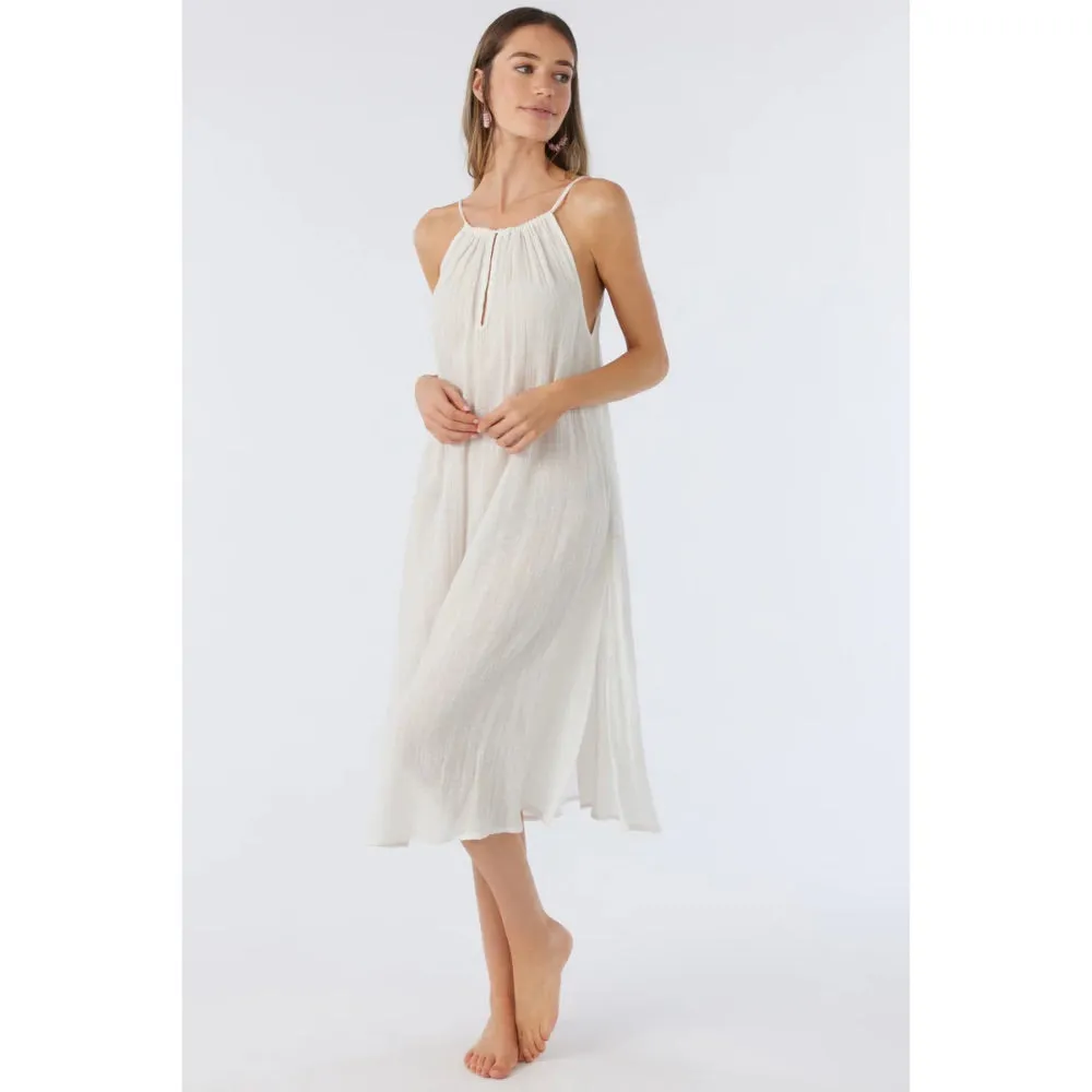 O'NEILL THERESA MIDI DRESS VANILLA