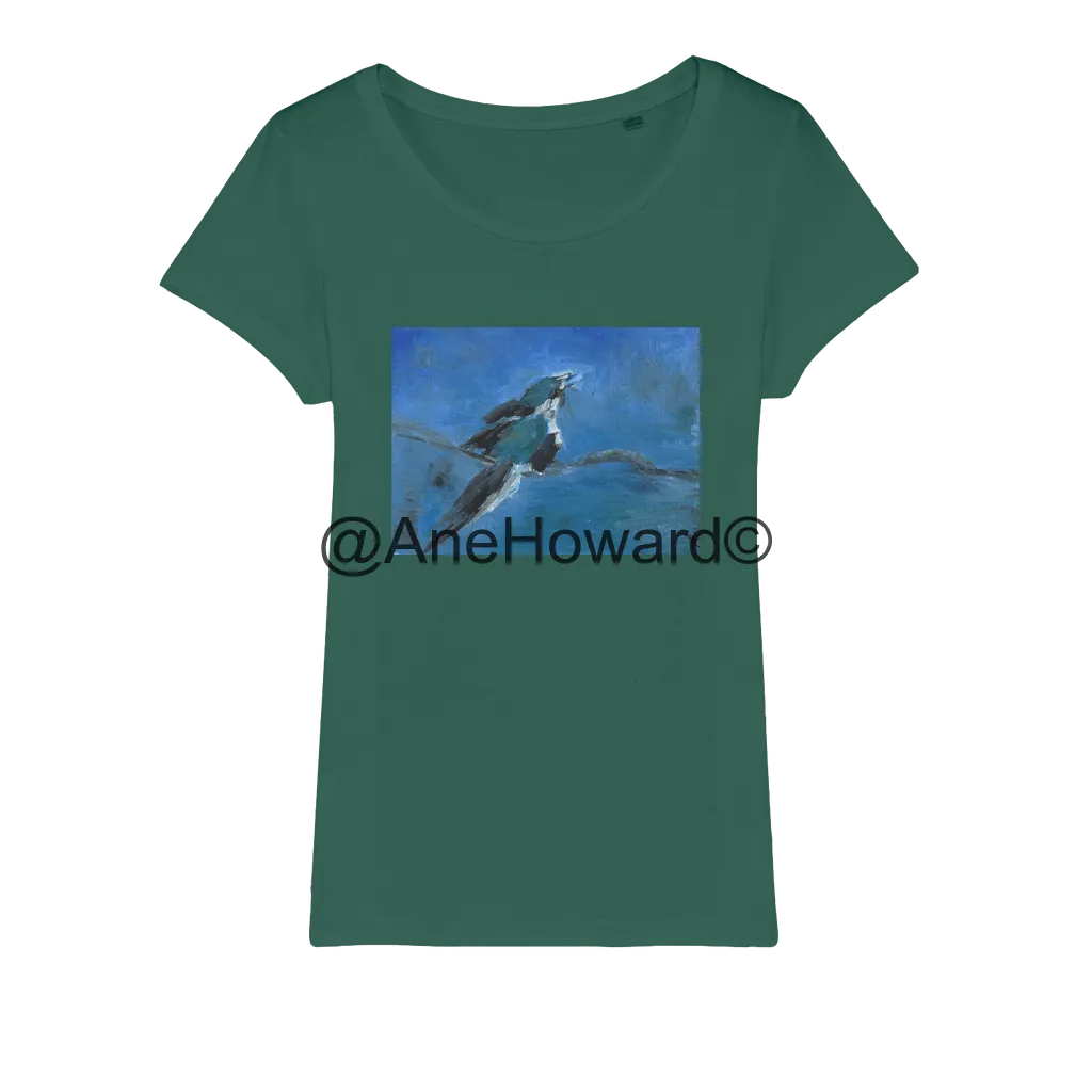 Organic Cotton Jersey Women's T-Shirt Blue Bird
