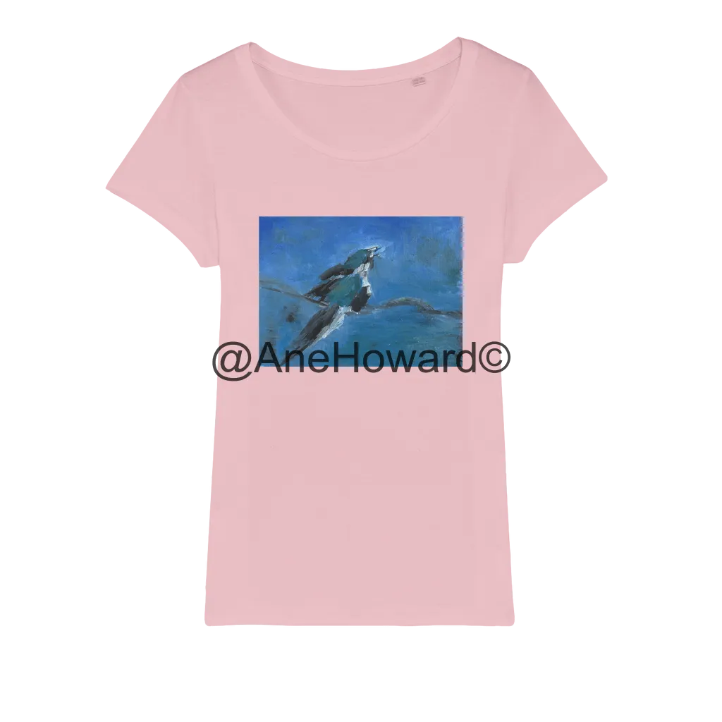 Organic Cotton Jersey Women's T-Shirt Blue Bird