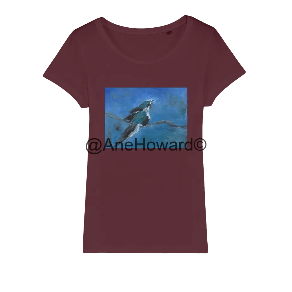 Organic Cotton Jersey Women's T-Shirt Blue Bird