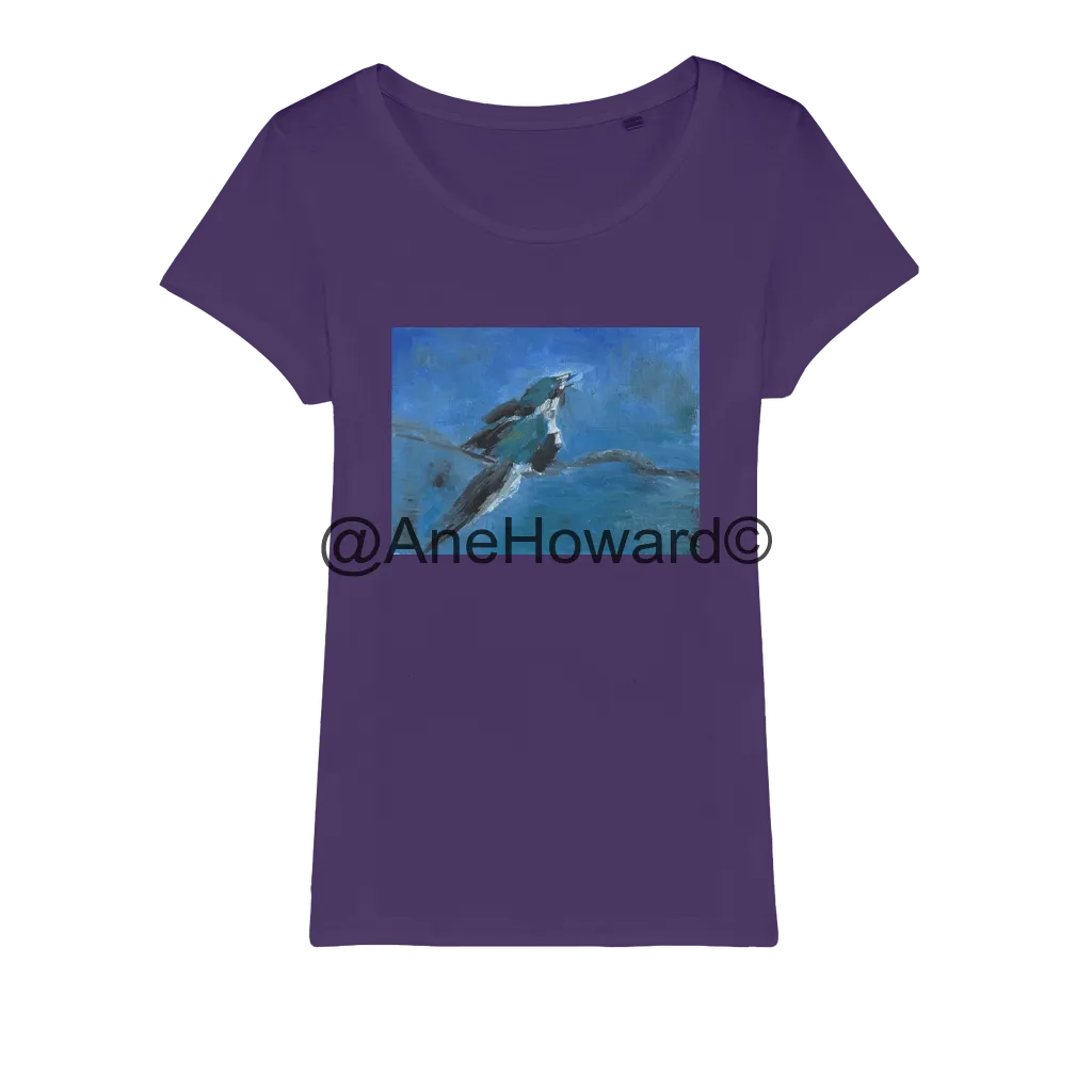 Organic Cotton Jersey Women's T-Shirt Blue Bird