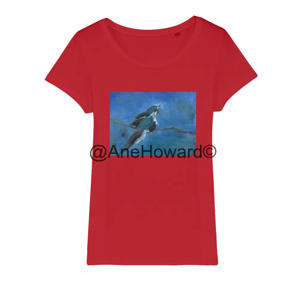 Organic Cotton Jersey Women's T-Shirt Blue Bird