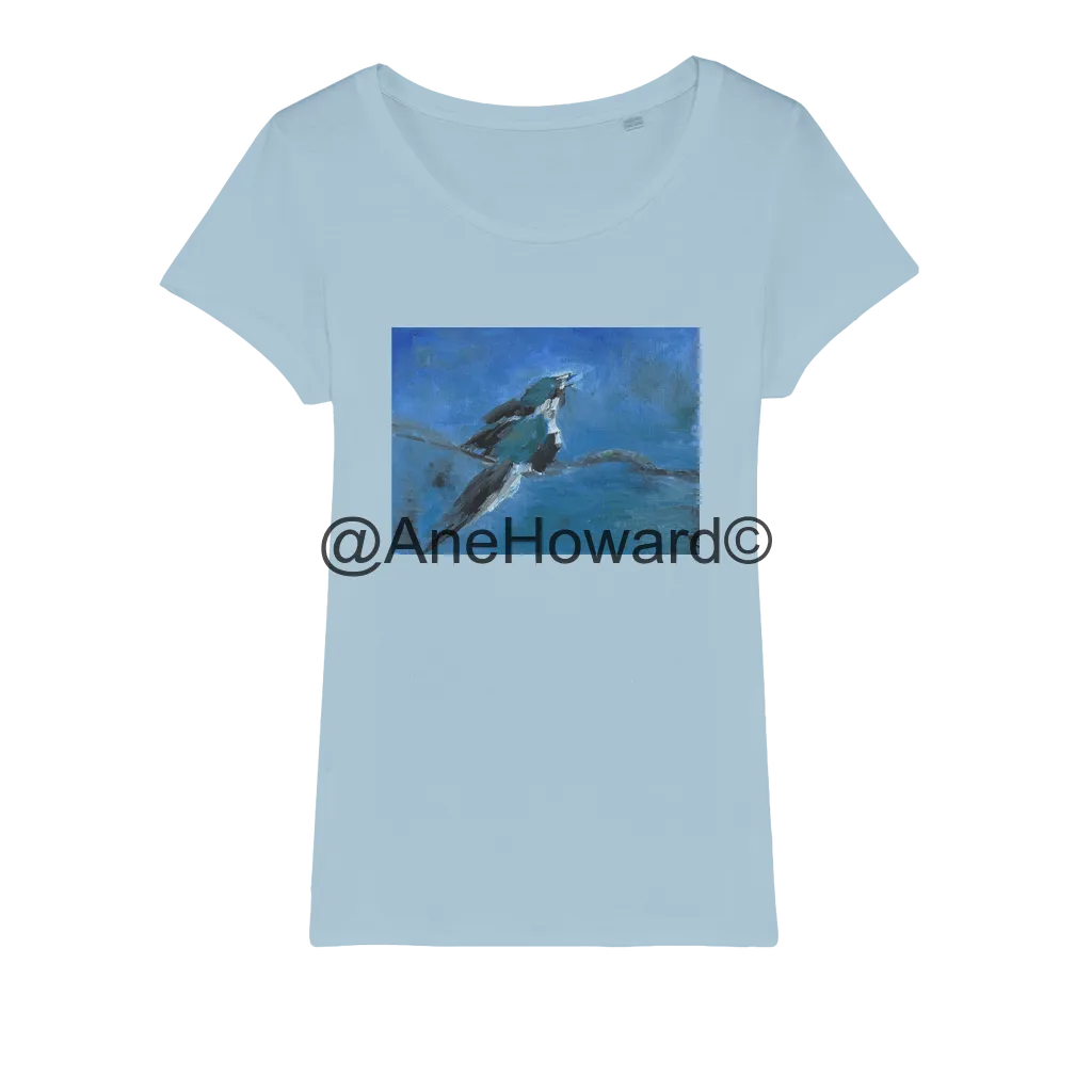Organic Cotton Jersey Women's T-Shirt Blue Bird