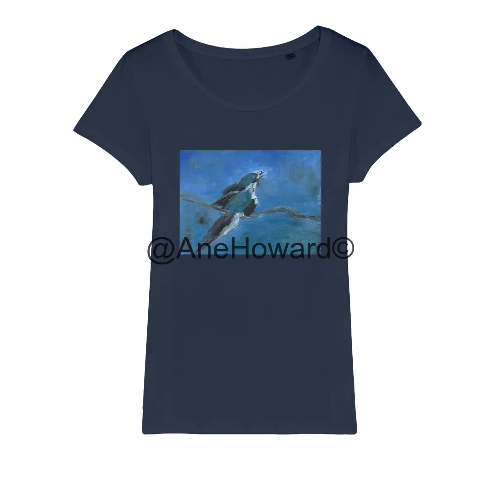 Organic Cotton Jersey Women's T-Shirt Blue Bird