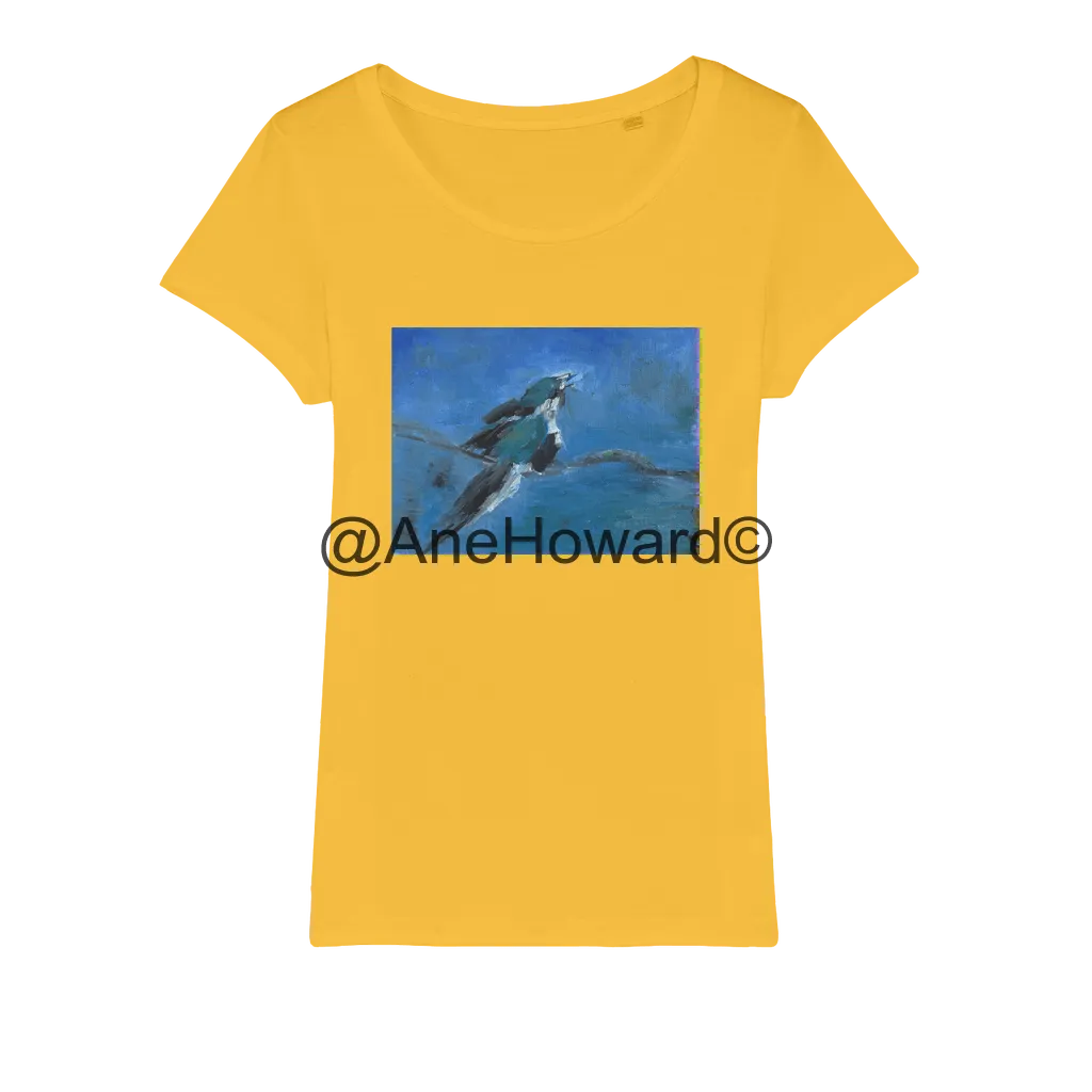 Organic Cotton Jersey Women's T-Shirt Blue Bird