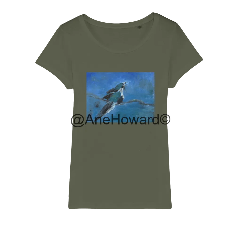 Organic Cotton Jersey Women's T-Shirt Blue Bird