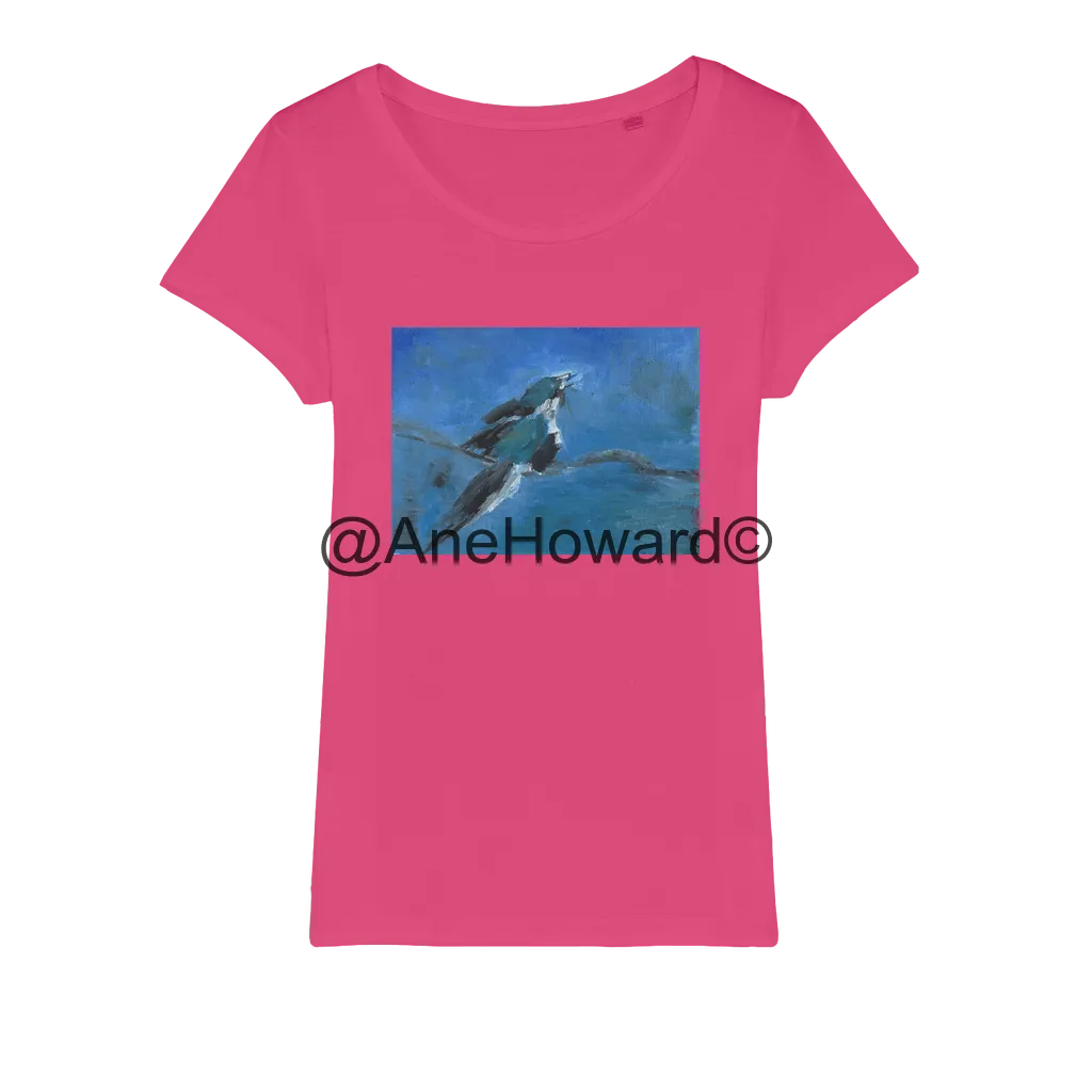 Organic Cotton Jersey Women's T-Shirt Blue Bird