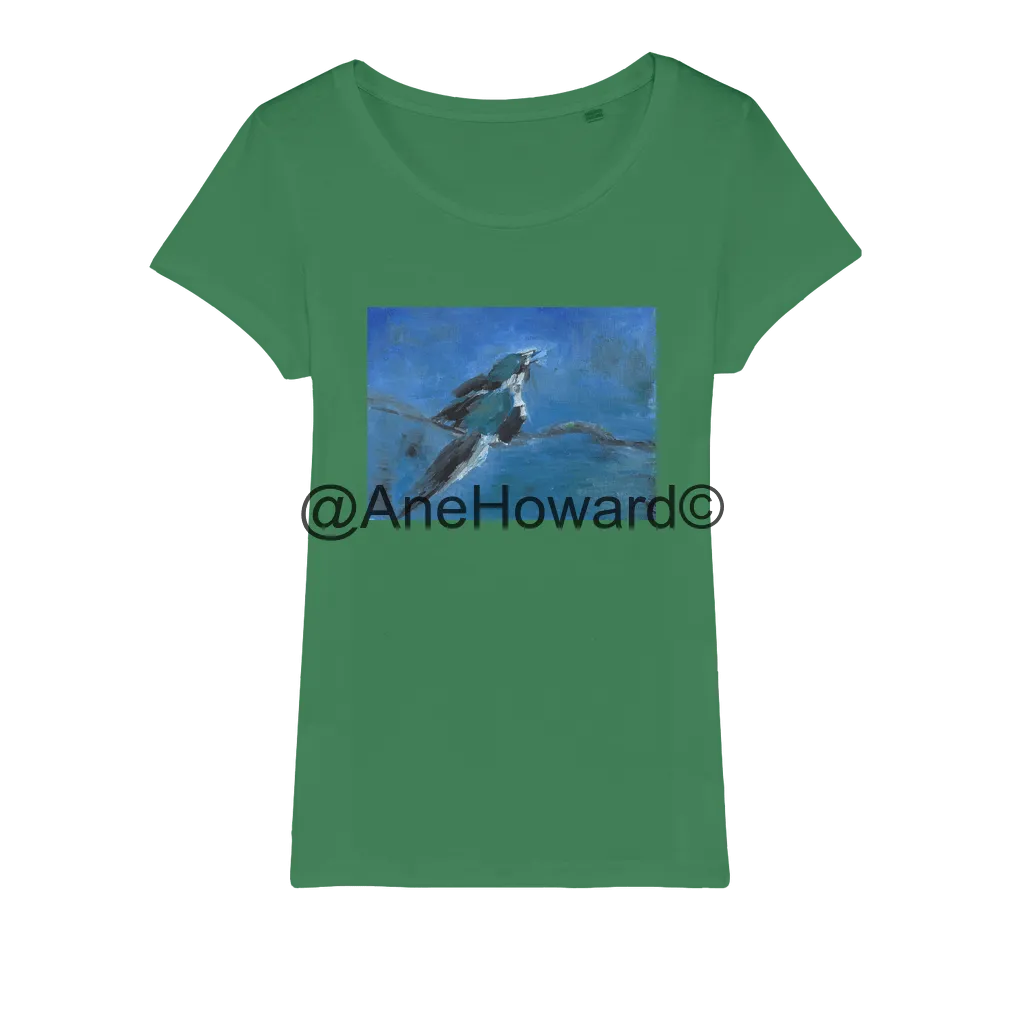 Organic Cotton Jersey Women's T-Shirt Blue Bird