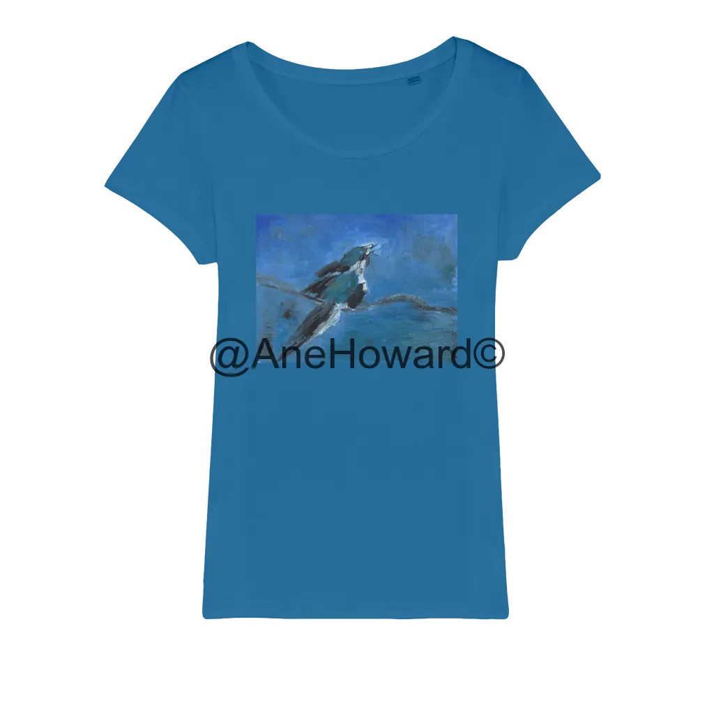 Organic Cotton Jersey Women's T-Shirt Blue Bird