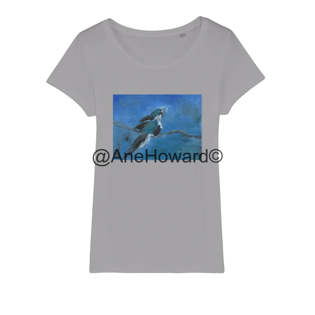 Organic Cotton Jersey Women's T-Shirt Blue Bird