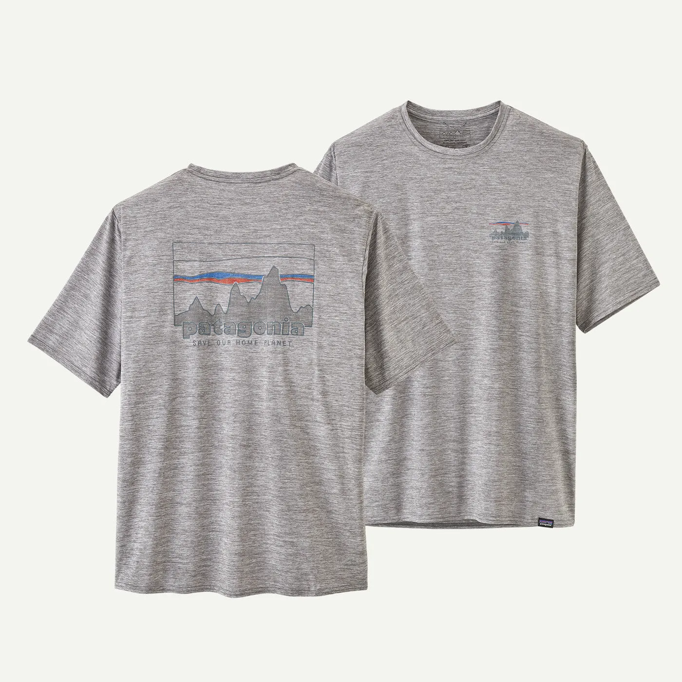 Patagonia Capilene® Cool Daily Graphic Shirt '73 Skyline: Feather Grey