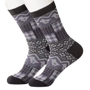 Patchwork Black Women's Socks