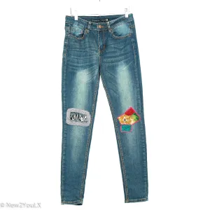 Patchwork Blue Jeans (Tinsel Town)