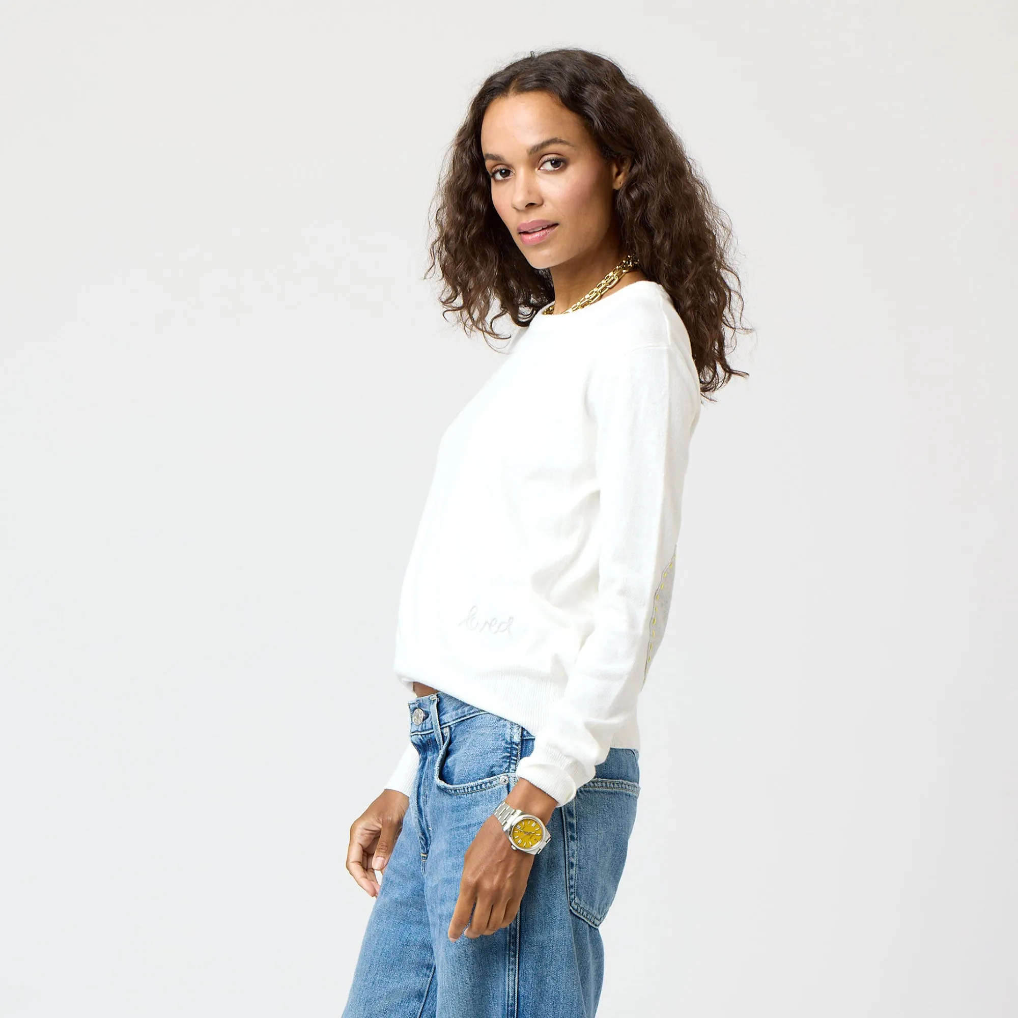 Patchwork Cotton Pullover