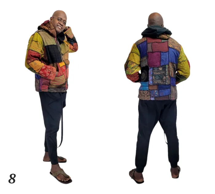 Patchwork Hood Jacket