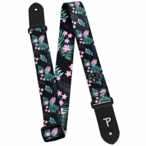 Perris 1.5" Polyester "Maui & Sons" 8170 Design Ukulele Strap with Leather ends
