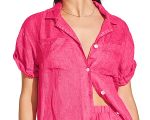 Playa Pocket Blouse-Tallows Short ::RET