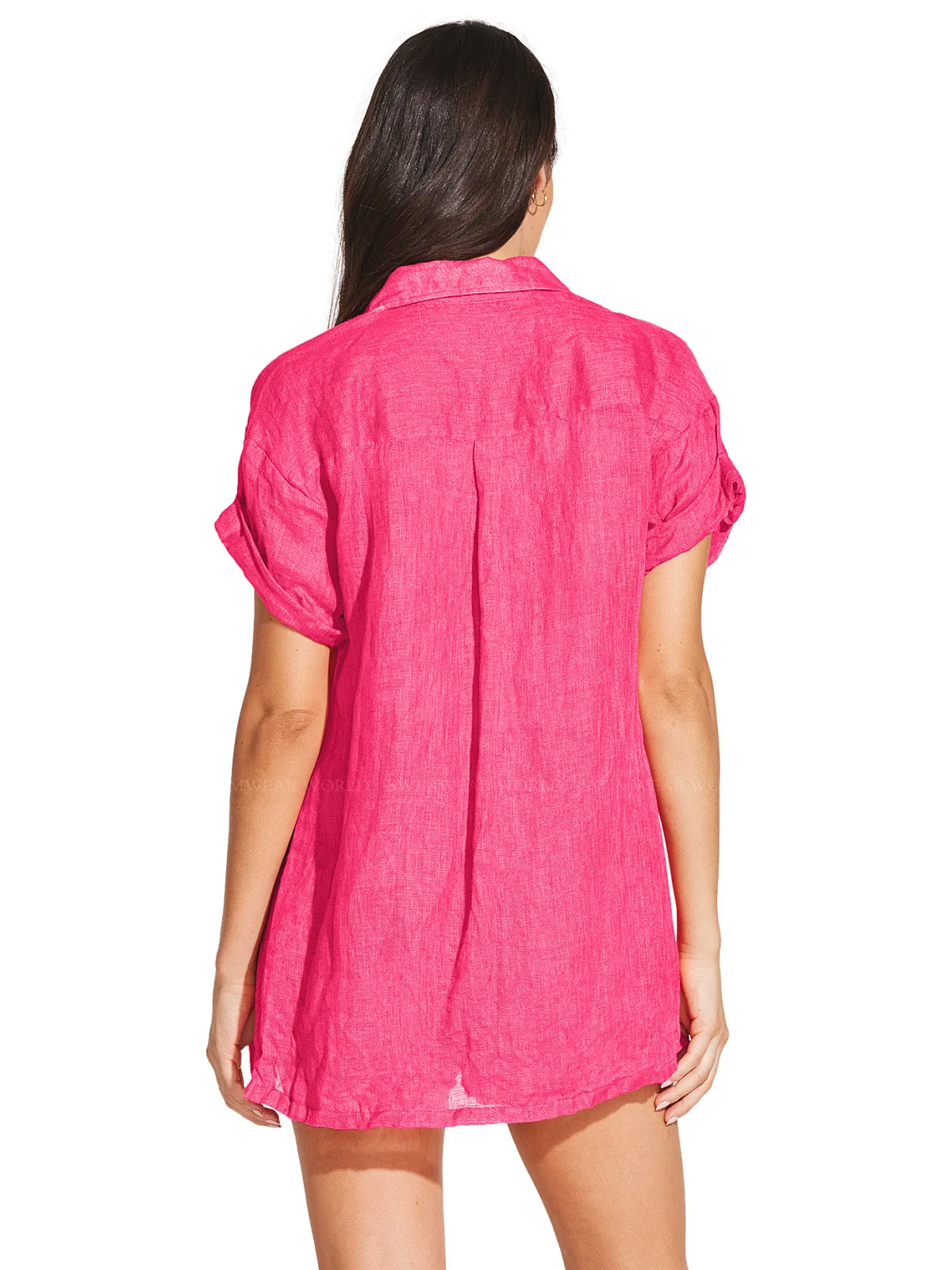 Playa Pocket Blouse-Tallows Short ::RET