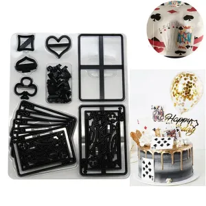 POKER PATCHWORK CUTTERS SET