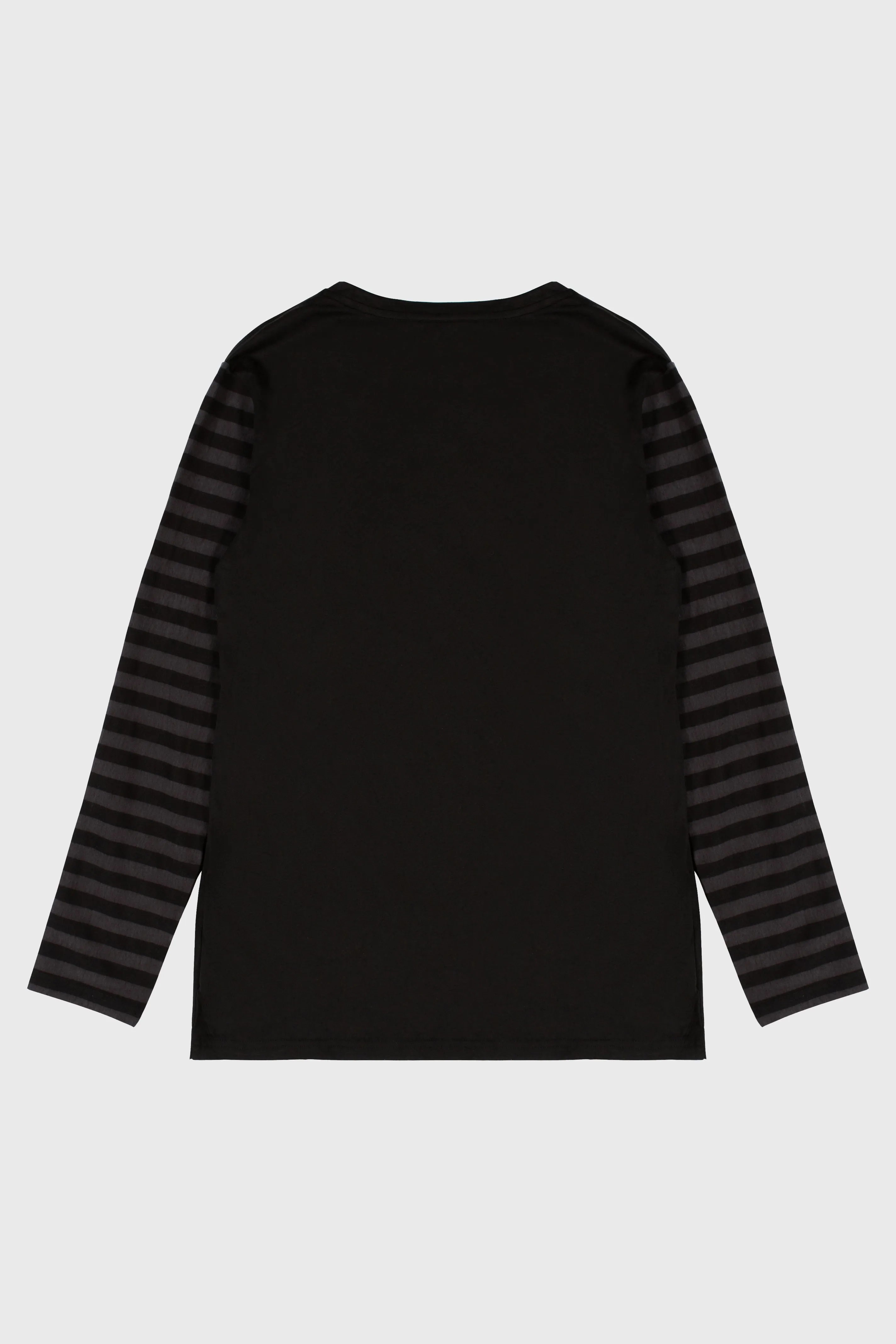 Purrrfect Pairing Stripe Sleeve Top