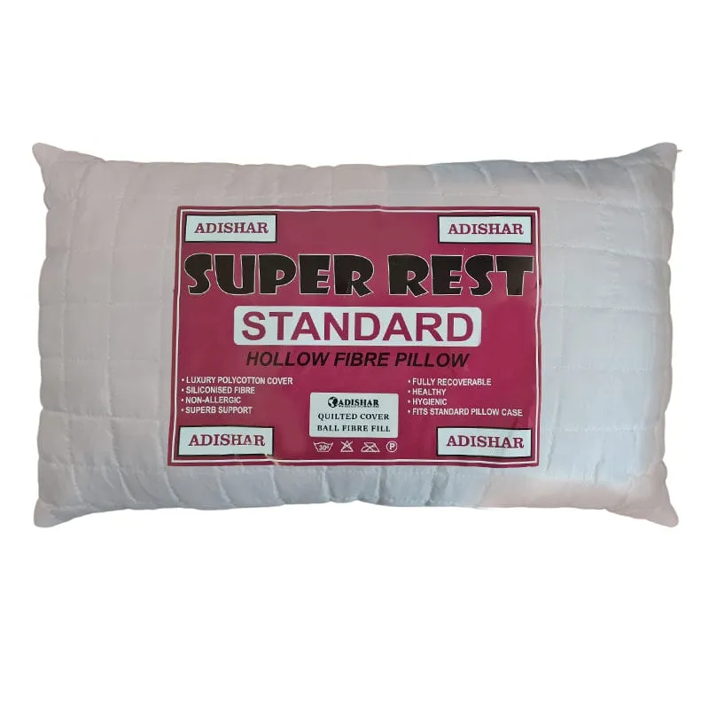 Quilted Super Rest Standard Pillows 45X70cm