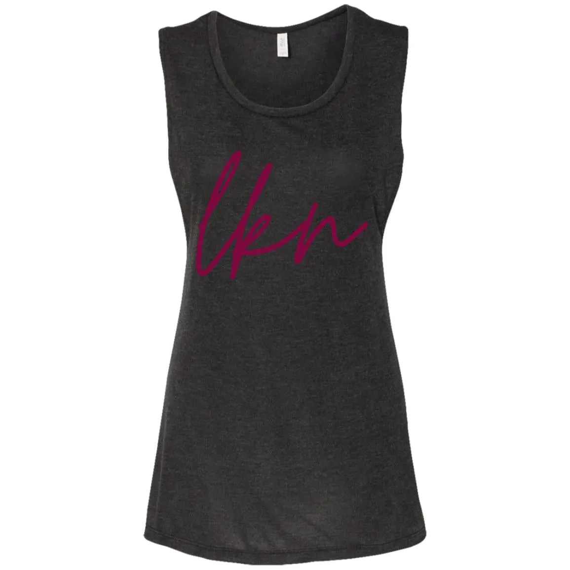 "LKN- BURGUNDY" Flowy Muscle Tank