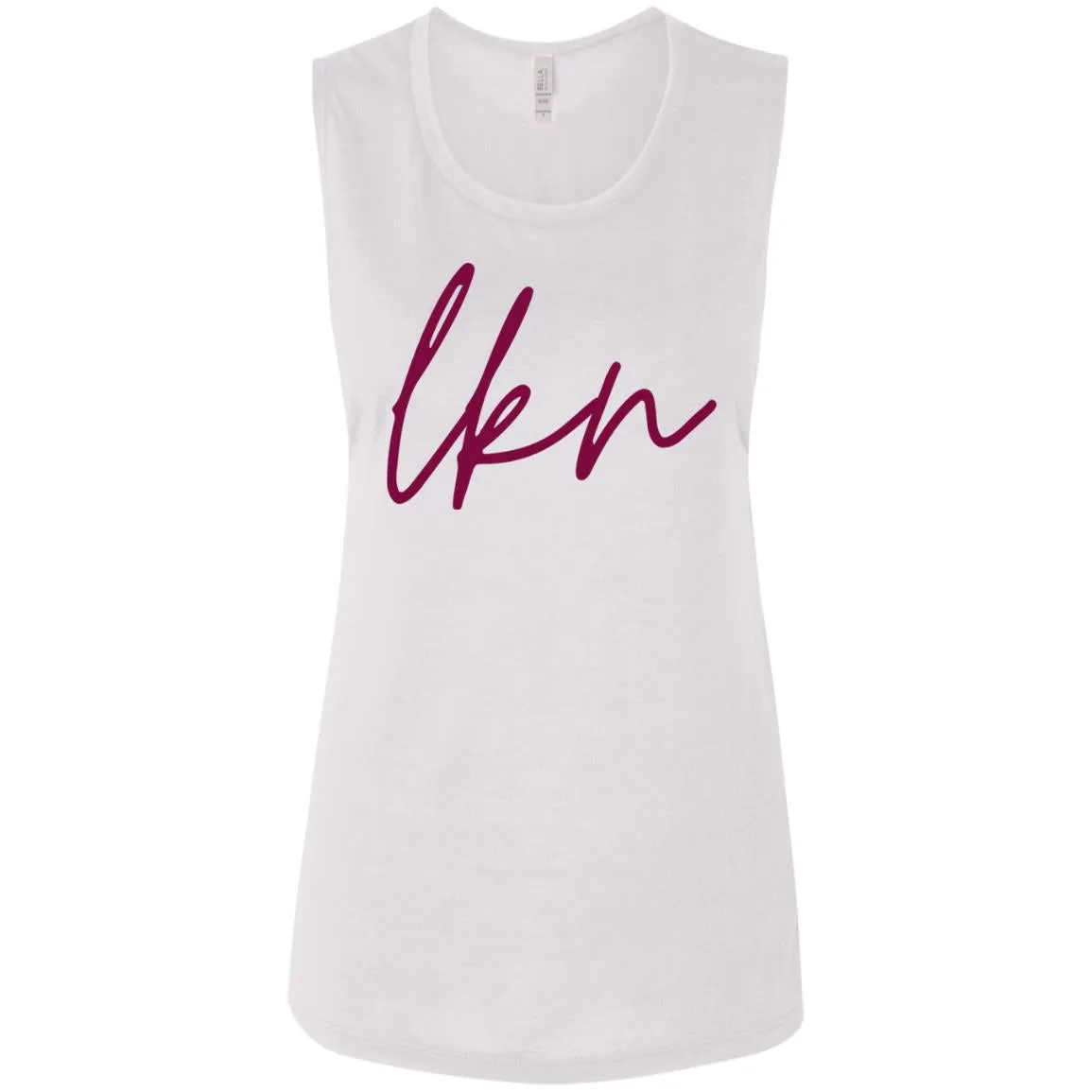 "LKN- BURGUNDY" Flowy Muscle Tank