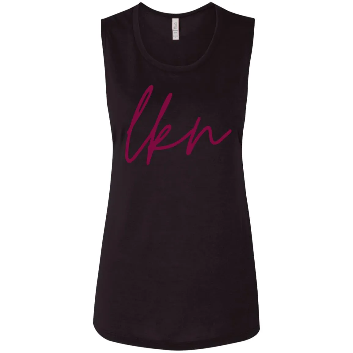 "LKN- BURGUNDY" Flowy Muscle Tank
