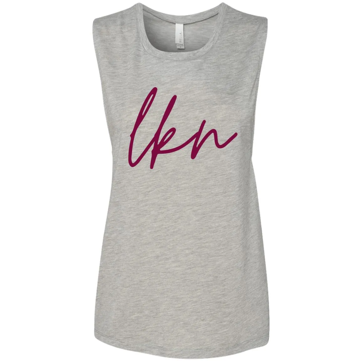 "LKN- BURGUNDY" Flowy Muscle Tank