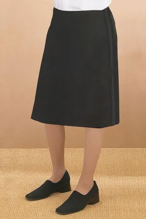 "Suzanna" Black Tuxedo Skirt