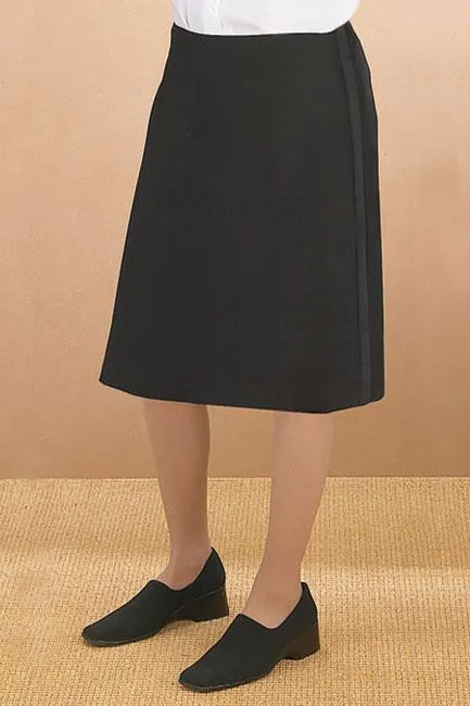 "Suzanna" Black Tuxedo Skirt