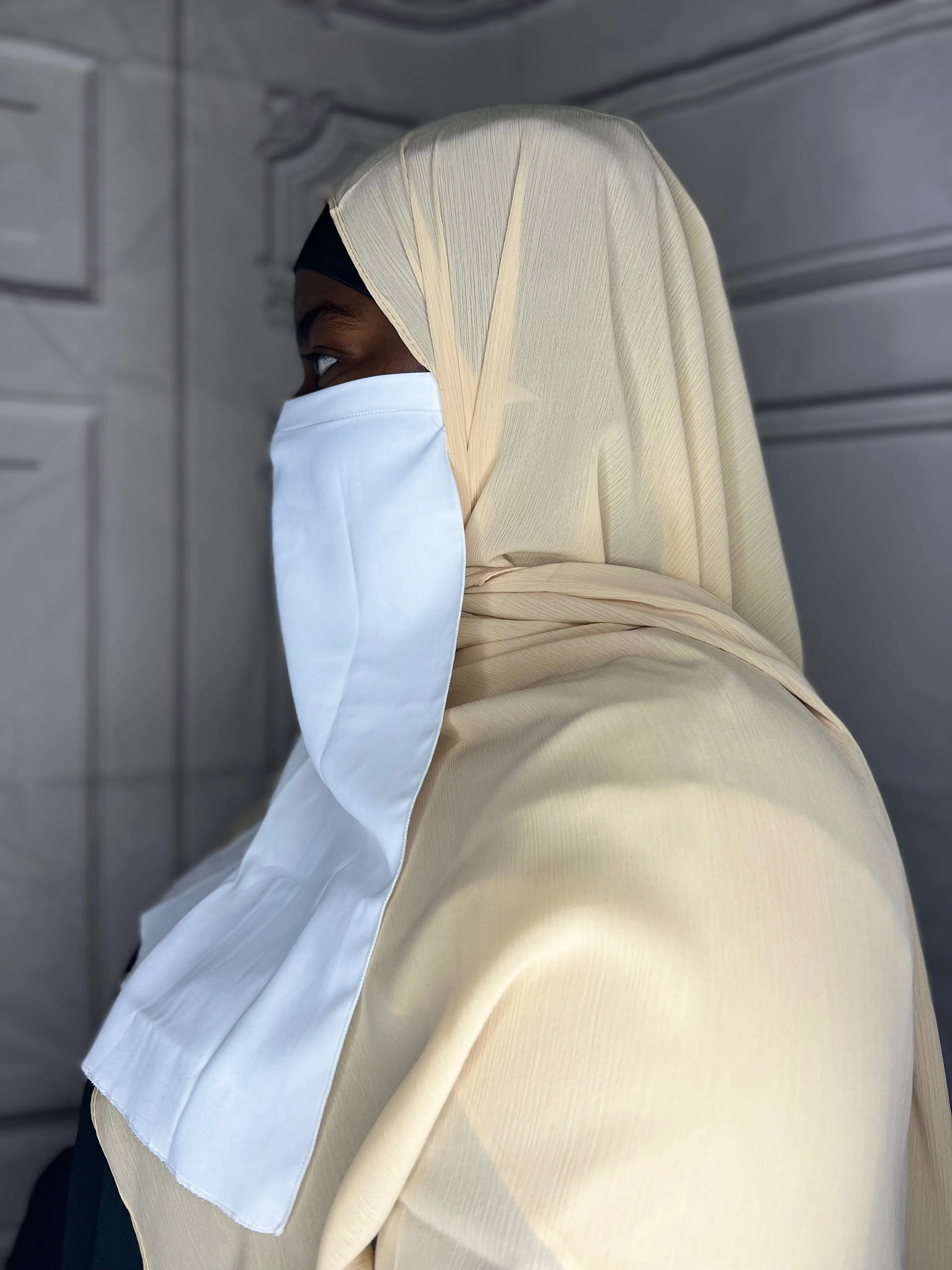 Ramadan  Georgette Crepe Hijab Box : Earth