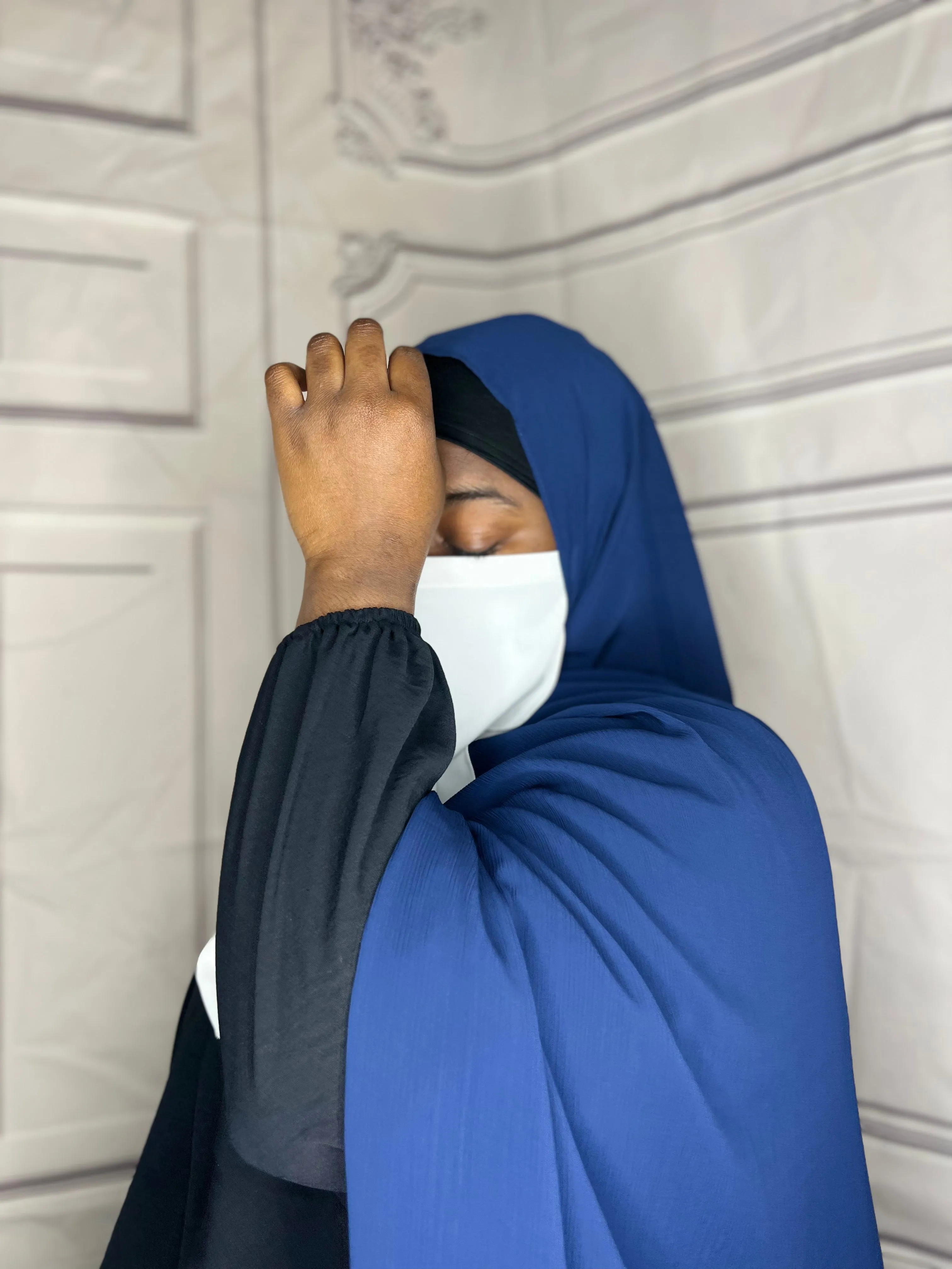 Ramadan  Georgette Crepe Hijab Box : Twilight