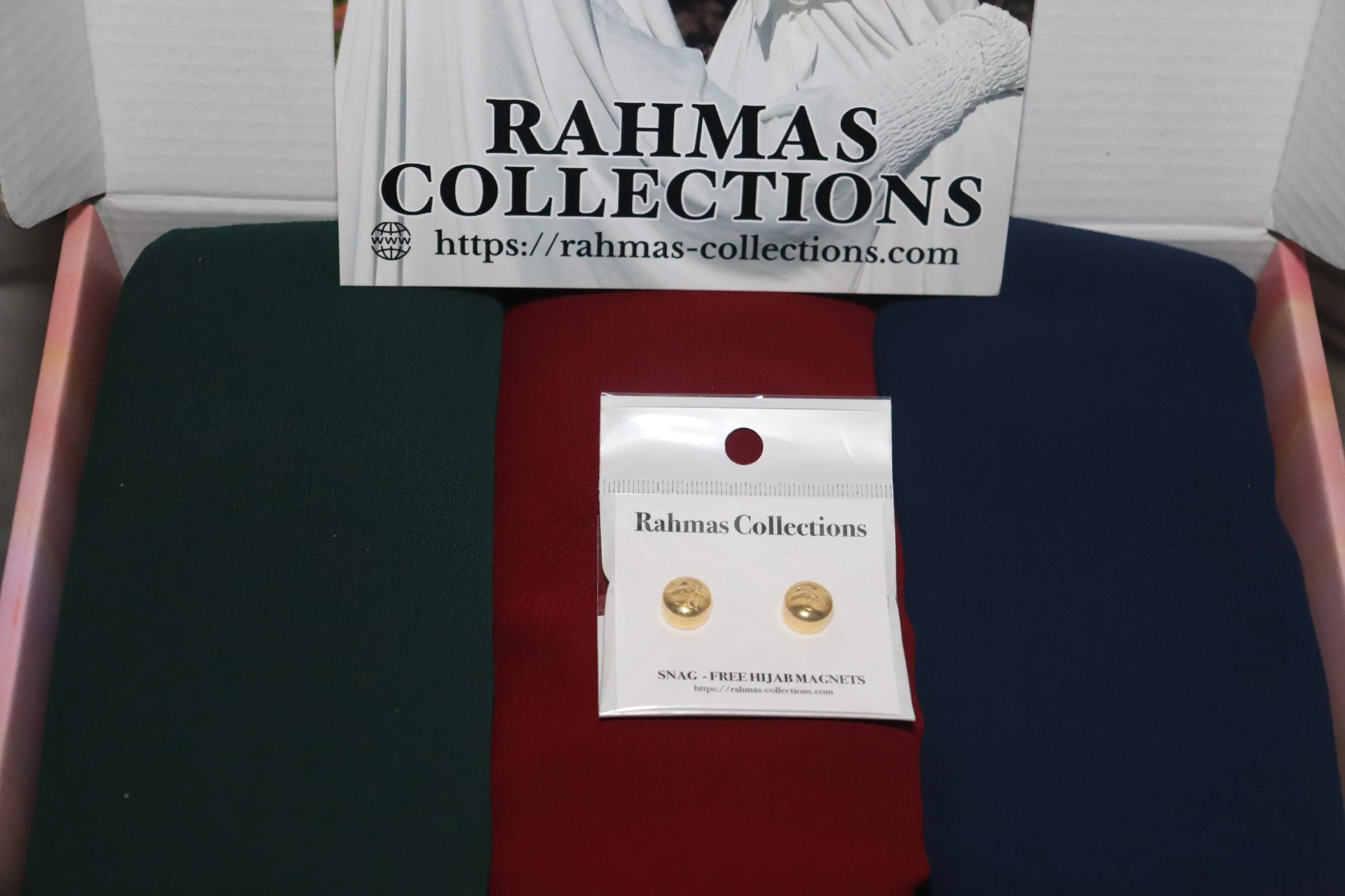 Ramadan  Georgette Crepe Hijab Box : Twilight