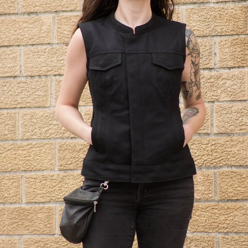 REBEL ALEX Motorcycle Canvas Vest
