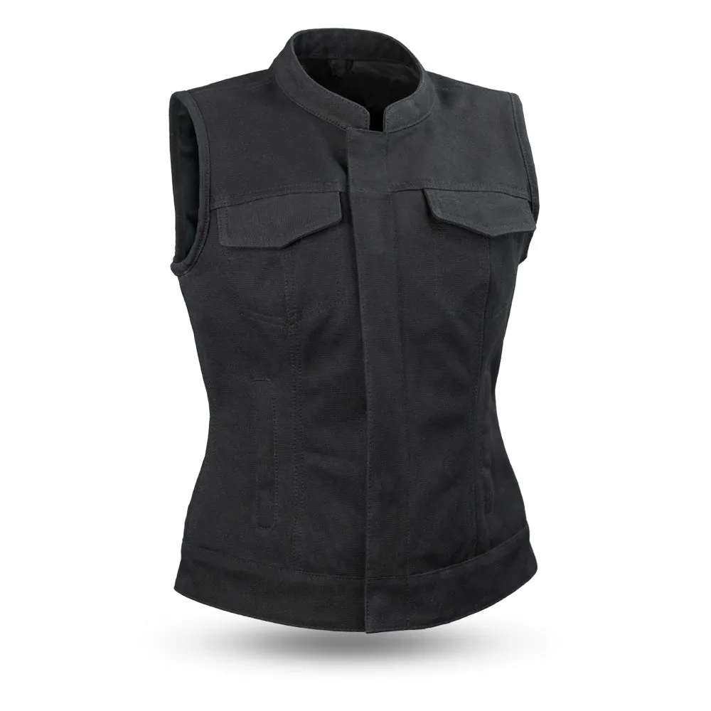 REBEL ALEX Motorcycle Canvas Vest