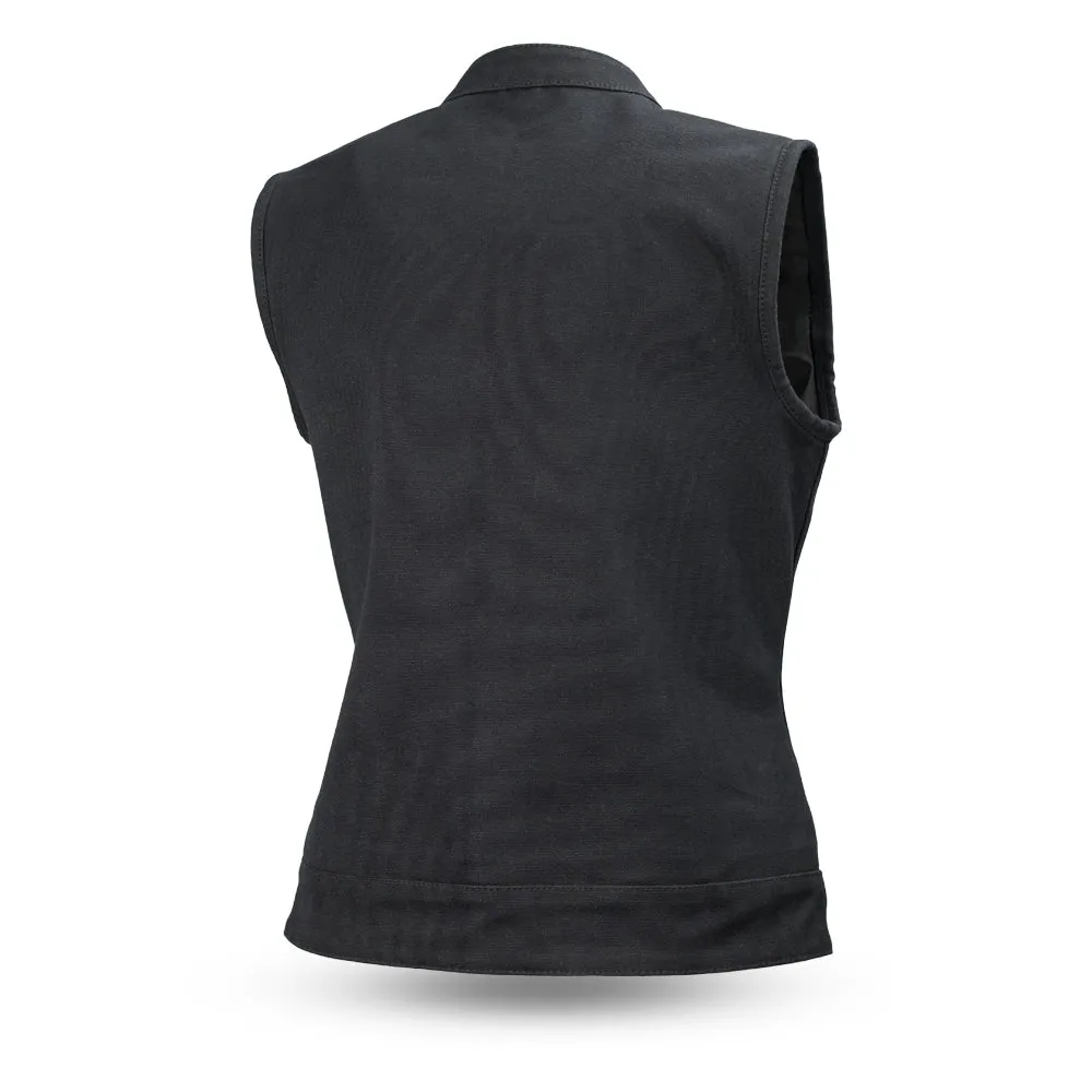 REBEL ALEX Motorcycle Canvas Vest