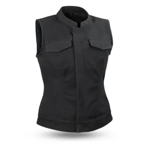 REBEL ALEX Motorcycle Canvas Vest